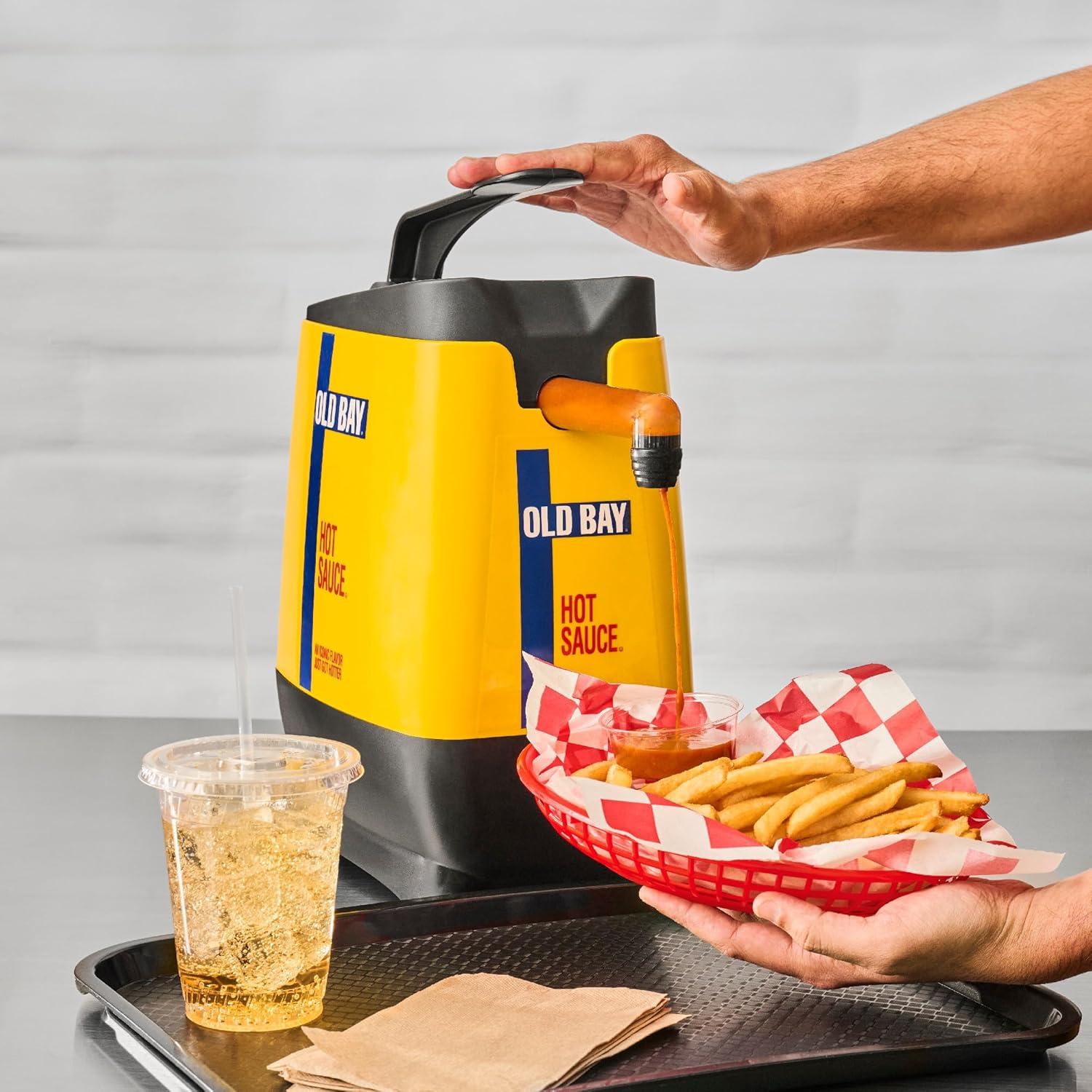 image:imageOLD BAY Hot Sauce 5 fl oz One 5 Fluid Ounce Bottle of Hot Sauce Perfect for Tabletop for a Spicy Kick to Chicken Wings Burgers Seafood French Fries and More15 Gallon Pack of 1