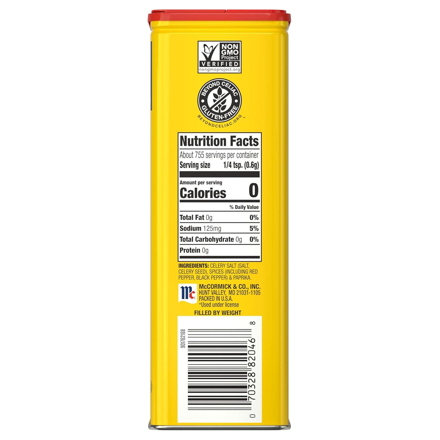 image:imageOLD BAY Seasoning 025 oz Pack of 40016 Ounce Pack of 1