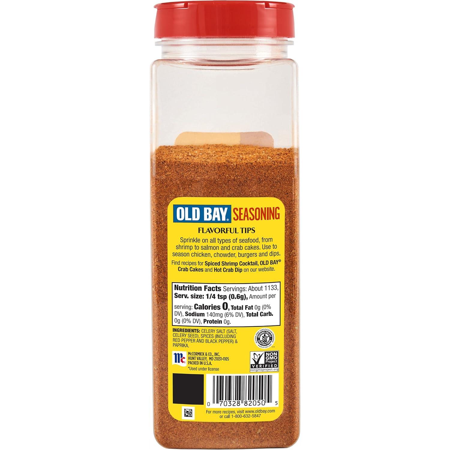 image:imageOLD BAY Seasoning 025 oz Pack of 40024 Ounce Pack of 1