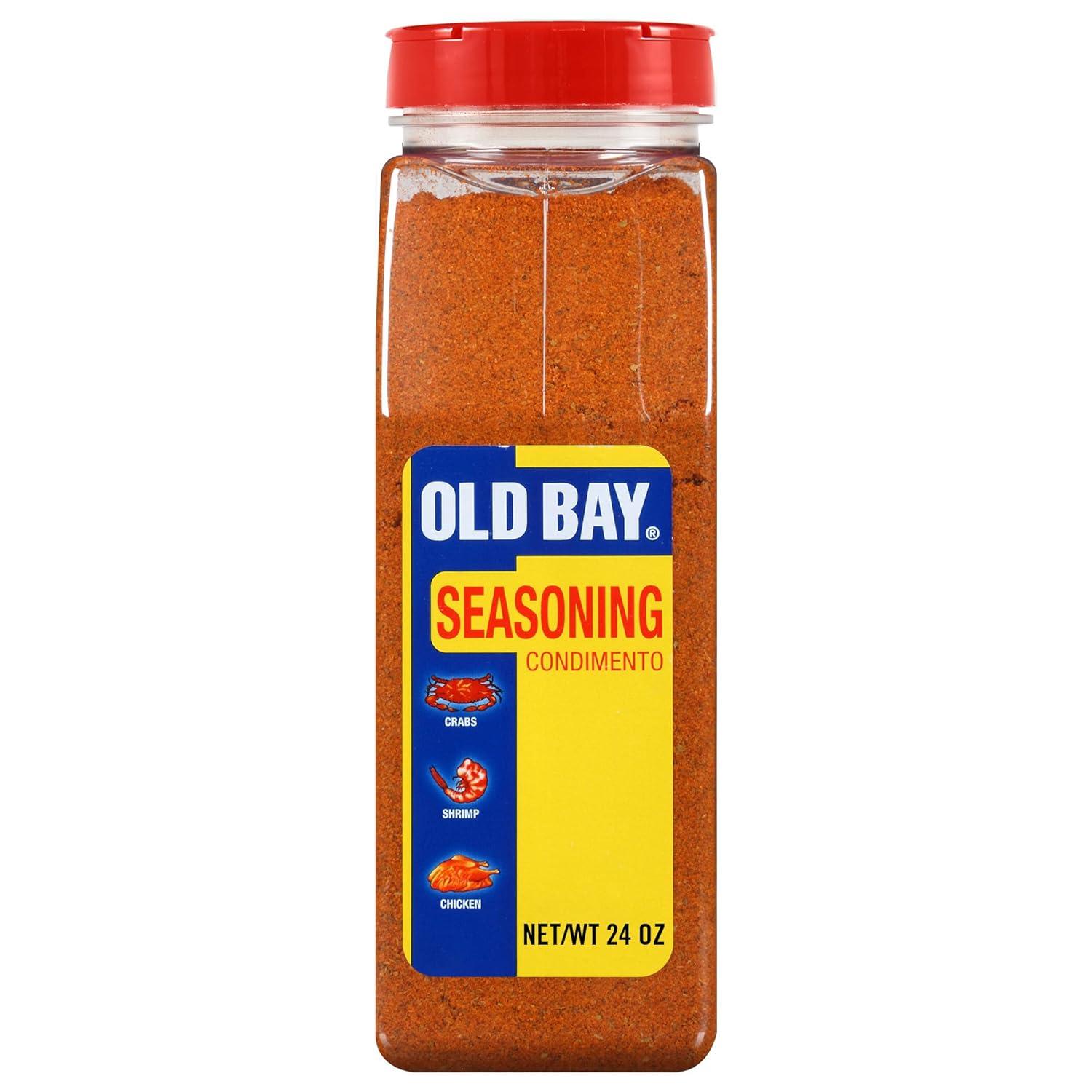 image:imageOLD BAY Seasoning 24 oz One 24 Ounce Container of OLD BAY AllPurpose Seasoning with Unique Blend of 18 Spices and Herbs for Crabs Shrimp Poultry Fries and More24 Ounce Pack of 6