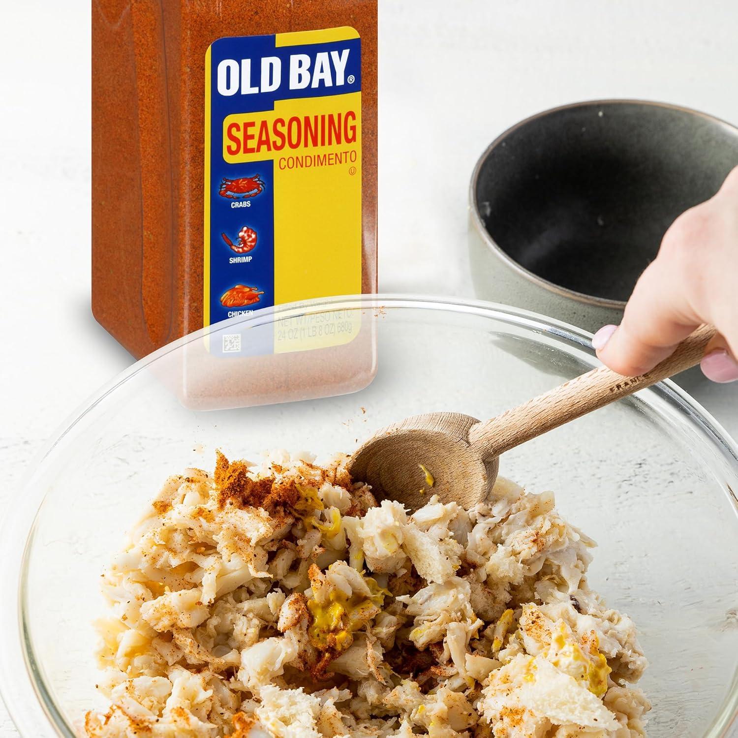 image:imageOLD BAY Seasoning 24 oz One 24 Ounce Container of OLD BAY AllPurpose Seasoning with Unique Blend of 18 Spices and Herbs for Crabs Shrimp Poultry Fries and More24 Ounce Pack of 6