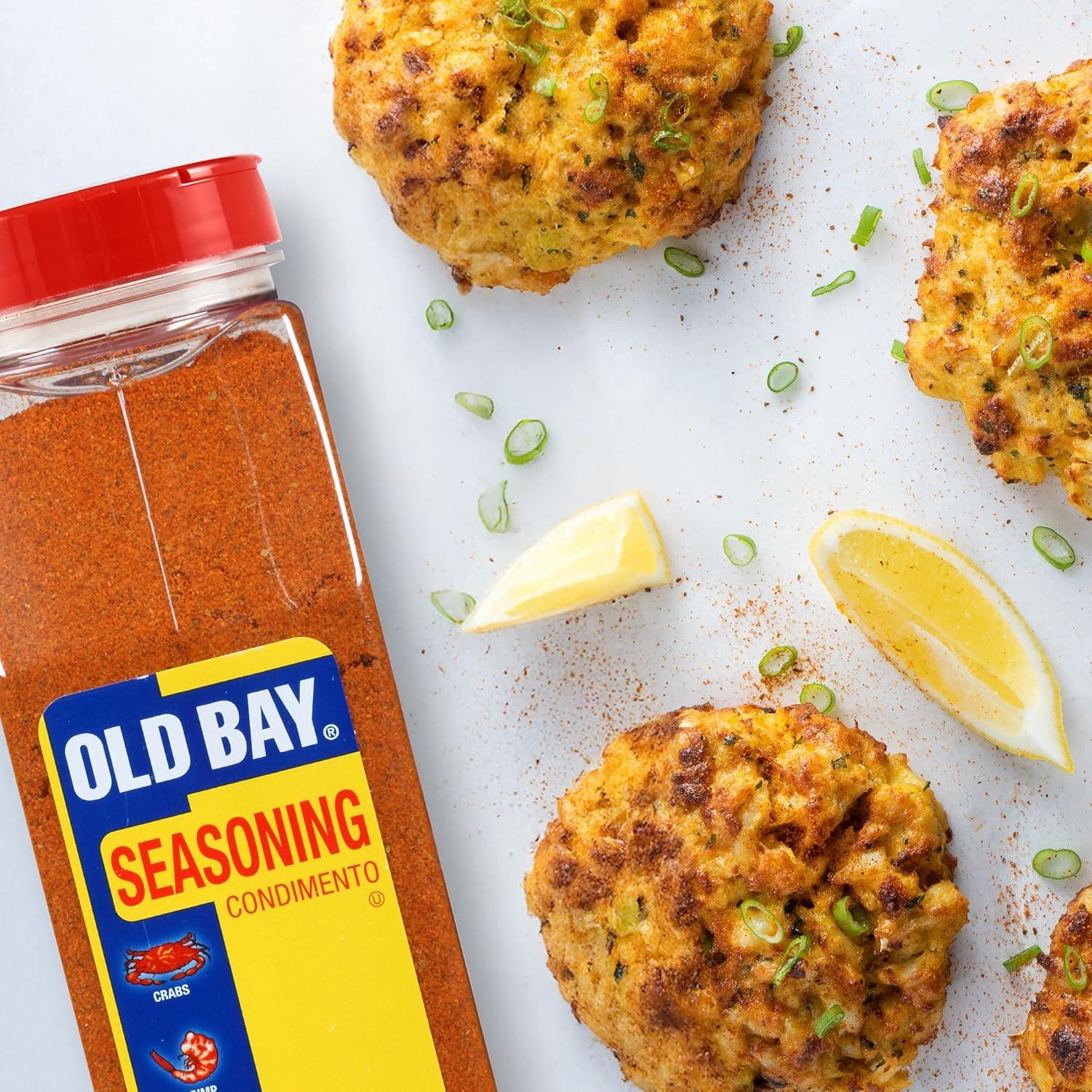 image:imageOLD BAY Seasoning 24 oz One 24 Ounce Container of OLD BAY AllPurpose Seasoning with Unique Blend of 18 Spices and Herbs for Crabs Shrimp Poultry Fries and More24 Ounce Pack of 1