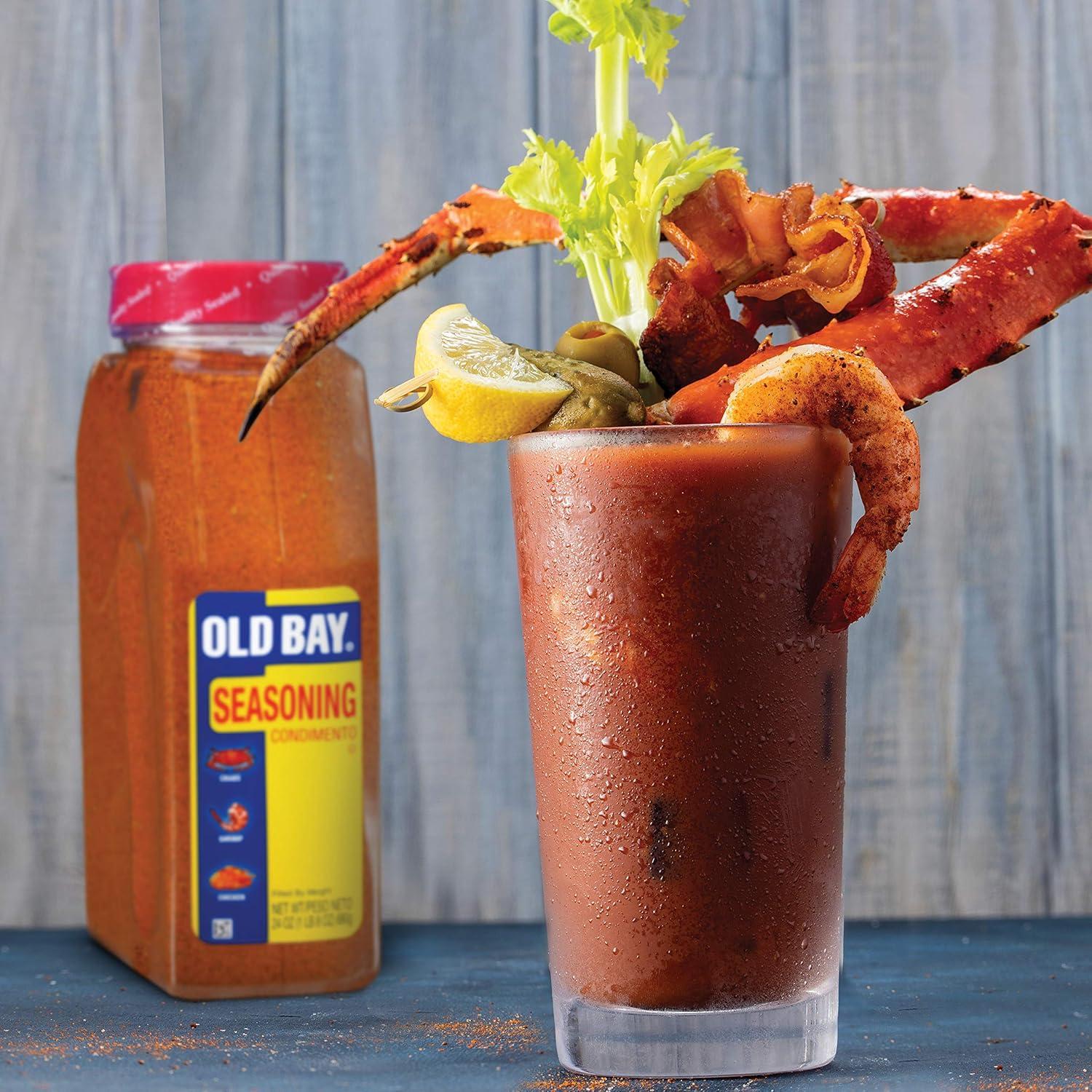 image:imageOLD BAY Seasoning 24 oz One 24 Ounce Container of OLD BAY AllPurpose Seasoning with Unique Blend of 18 Spices and Herbs for Crabs Shrimp Poultry Fries and More24 Ounce Pack of 2