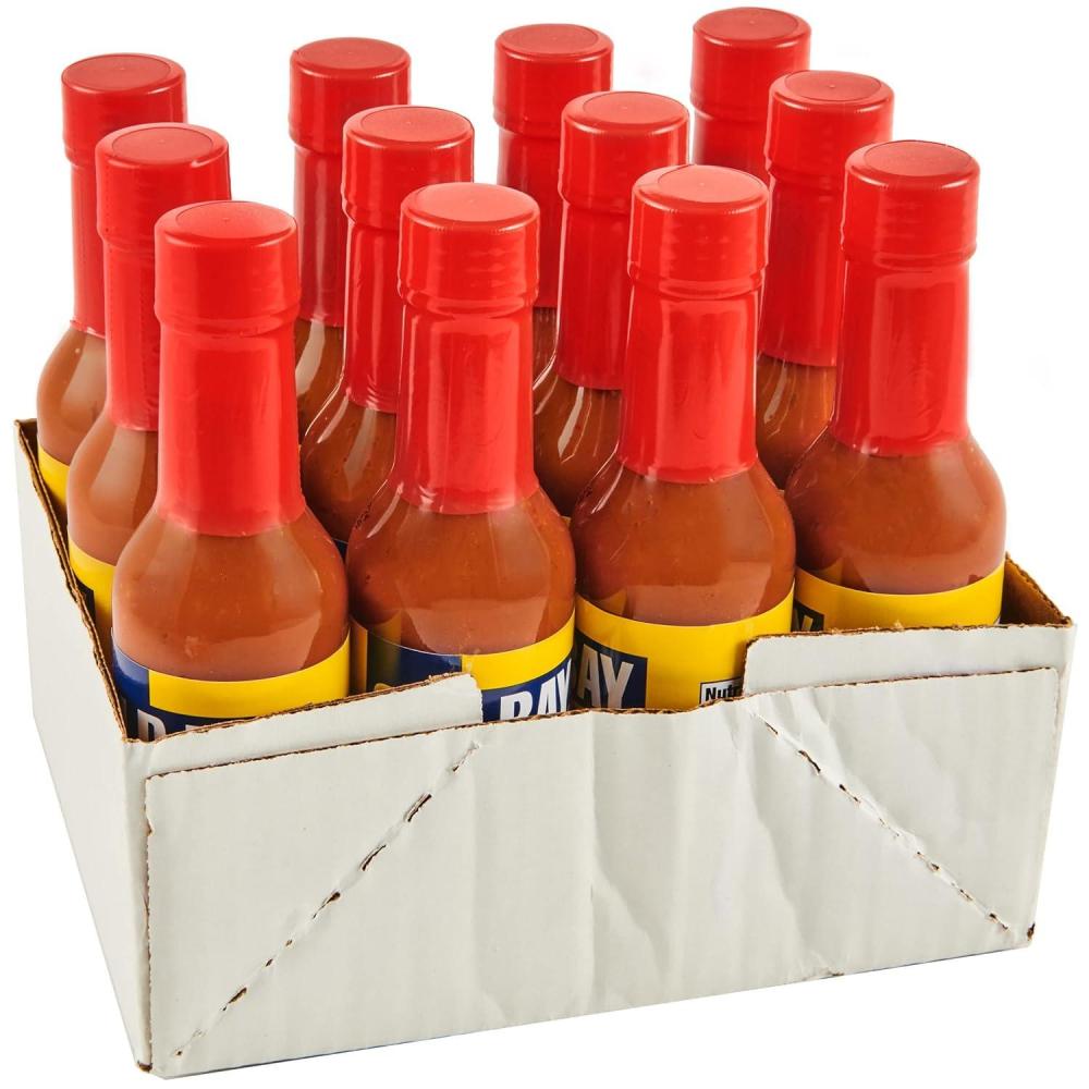 image:imageOLD BAY Hot Sauce 5 fl oz One 5 Fluid Ounce Bottle of Hot Sauce Perfect for Tabletop for a Spicy Kick to Chicken Wings Burgers Seafood French Fries and More5 Fl Oz Pack of 12
