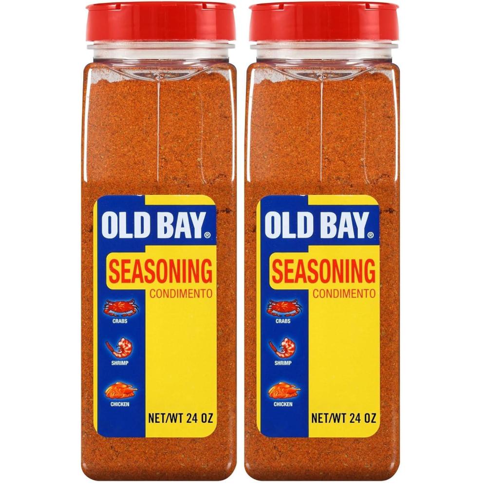 image:imageOLD BAY Seasoning 24 oz One 24 Ounce Container of OLD BAY AllPurpose Seasoning with Unique Blend of 18 Spices and Herbs for Crabs Shrimp Poultry Fries and More24 Ounce Pack of 2