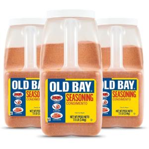 image:imageOLD BAY Seasoning 75 lb Pack of 3  Three 75 Pound Containers of OLD BAY AllPurpose Seafood Seasoning Perfect for Crabs Shrimp Chicken Chowder Pizza Fries and More
